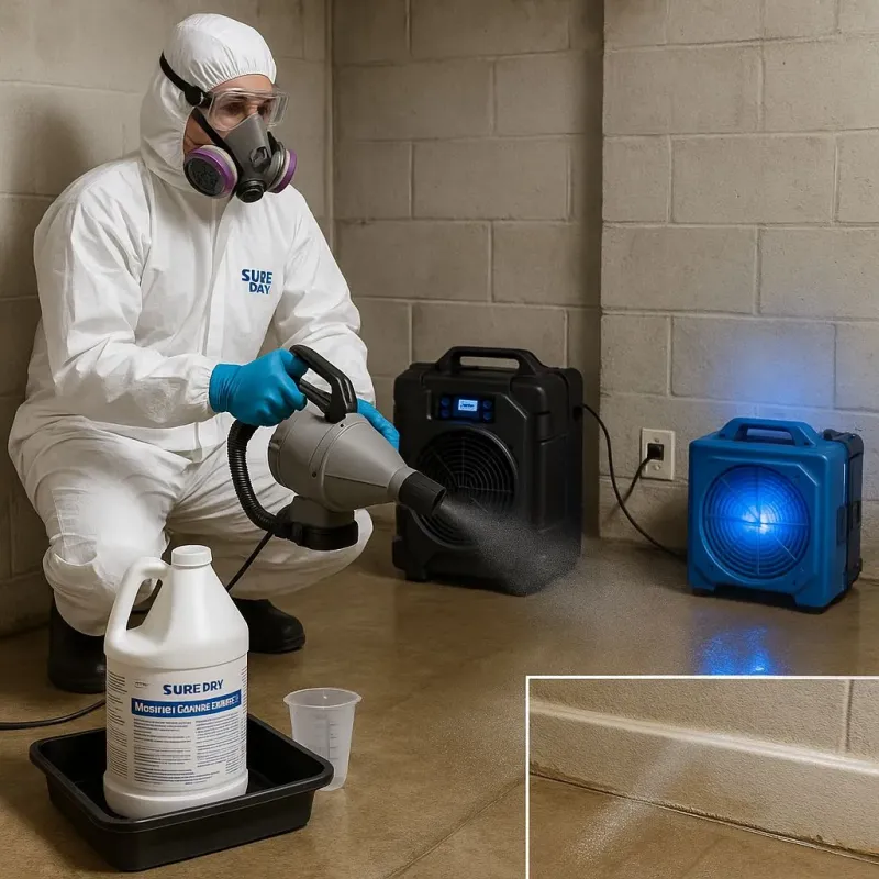 Sanitization and Odor Removal process in Shirley, NY