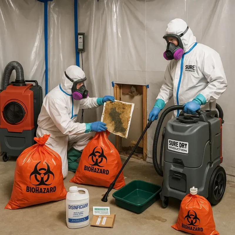Contaminated Water Handling Protocols process in Shirley, NY